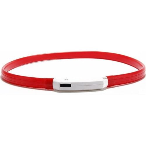 Pet Dogs Cats LED Light Collars Rechargeable Flashing Night Dog Collars USB Luminous Collar Pet Neck Decoration Glowing In Dark