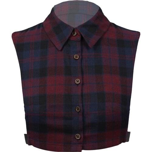 Detachable Fake Collar Half Blouse Top False Neck Collar Sleeveless Stand Joker Neck Cover Removable Faux Shirt Collar for Women