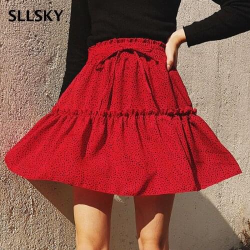 Женские юбки в складку SLLSKY China At AliExpress