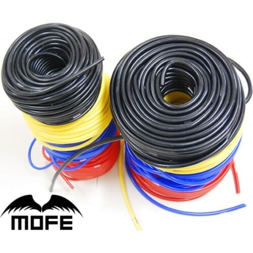 MOFE Universal 1Meter 3mm/4mm/6mm/8mm Silicone Vacuum Tubing,Blue Silicone Hose