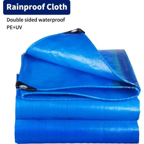 0.45mm Blue PE Rainproof Cloth High Quality Truck Canopys Outdoor Awning Camping Tarpaulin Garden Plant Waterproof Shading Sails
