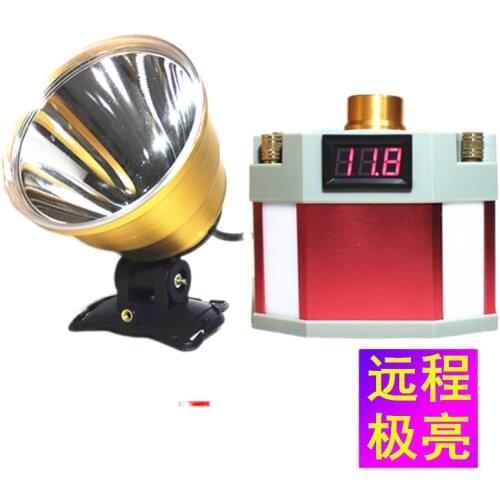 12V outer split laser S1000 headlight beam converging P100 long life rechargeable lithium miner 188