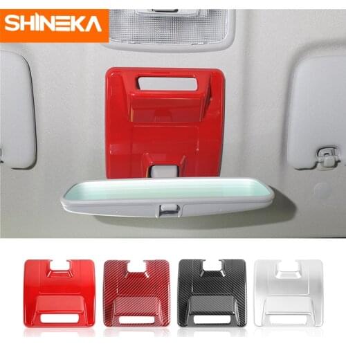 Car Interior Accessories Rearview Mirror Seat Decoration Stickers ABS Silver Red Carbon Fiber for Suzuki Jimny 2019+ Car Styling