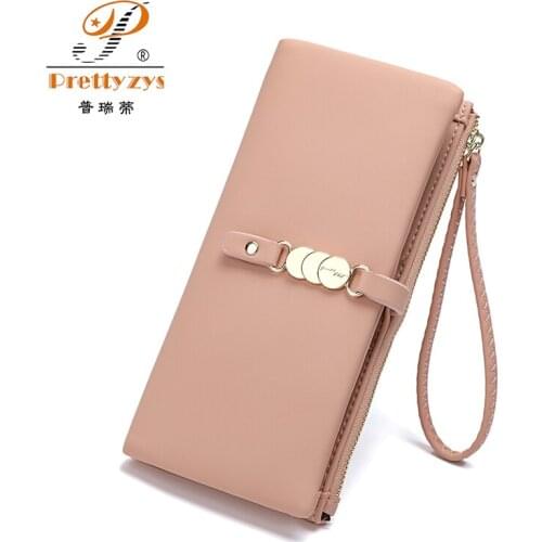 Brand New Fashion Womens Wallets Simple Zipper Purses Thin Long Wallet Women Clutch Wallet Soft PU Leather Money Bag