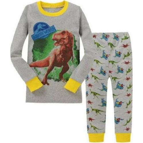 New Kids Pajamas Sets Full Sleeve Pyjamas Suit Boys Pijamas Baby Cotton Sleepwear Children Top+Pants 2pcs Clothing Nightwear