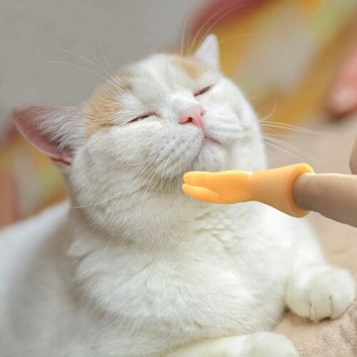 Cat Toy Finger Hand Shaped Catcher Teaser Rod Cats Interactive Kitten Playing Wand Sticks Puzzle Toys Funny Pet Products Pair