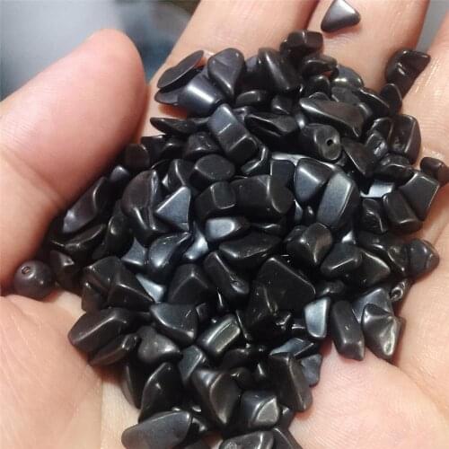 100G Beautiful natural black hematite crystal tumbling crystal healing specimen gem mineral home desktop aquarium decoration