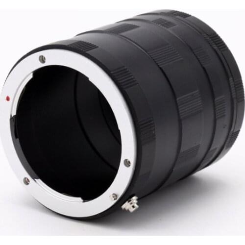 Mettzchrom Metal MF Macro Extension Adapter Tube for SONY NEX E-mount Nex-5 Nex-7 A5100 A6000 A6300 A6500 A7 A7R A7RII A7RIII