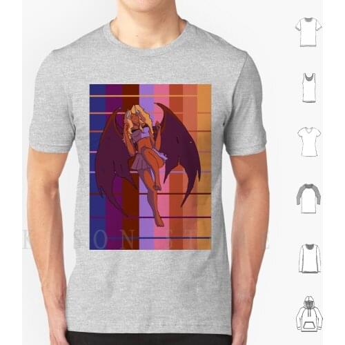 Succubus T Shirt Men Cotton Succubus Demon Colorful
