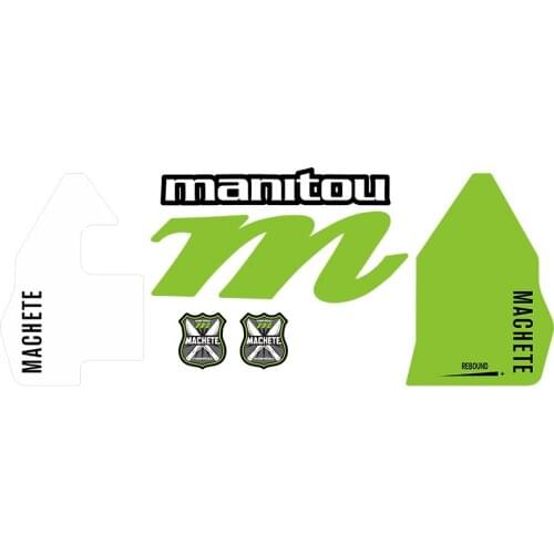 Manitou machete Fork Sticker for MTB Mountain Bike Bicycle Cycling Decals
