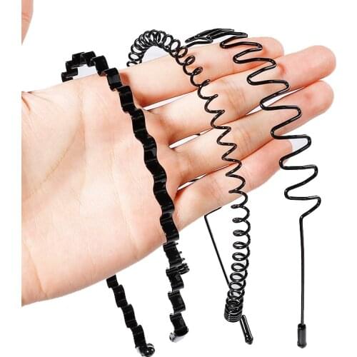NEW 8types Hot Sale unisex Simple and elegant Wave Shape Black Hair Clips Women And Handsome Men Beauty modeling tool hair clamp