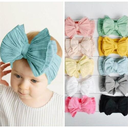 Fashion For Women Girl Baby Headband Christmas Headband Childrens Seamless Super Soft Nylon Chiffon Headband Kids Accessories