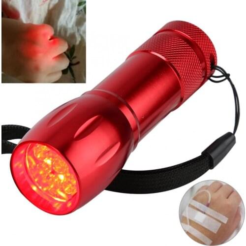 Vein Display Instrument Infrared Vascular Vein Viewer Aluminum Alloy Red LED Flashlight Imaging Transilluminator Vein Finder