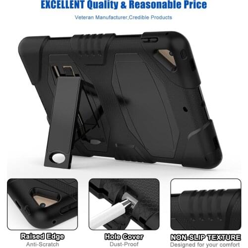 Foldable kickstand case for ipad 5th 6th gen 9.7 cases in 2017 2018