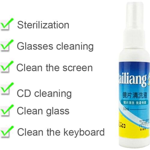 Anti-fog Glasses Cleaner Portable Lens Cleaner Glasses Sunglasses Eyeglass Cleaning Solution Spray Glasses Cleaner Supplies