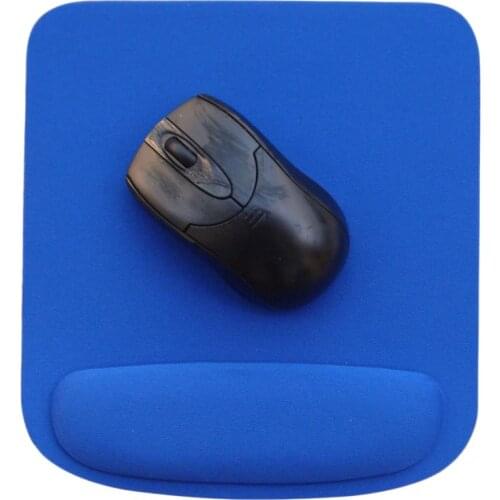 Thicken Square Comfy Wrist Mouse Pad Anti-slip Soft Sponge Mat Gaming Mouse Pad Cushion with Wrist Rest PC Accessory Mouse Pad