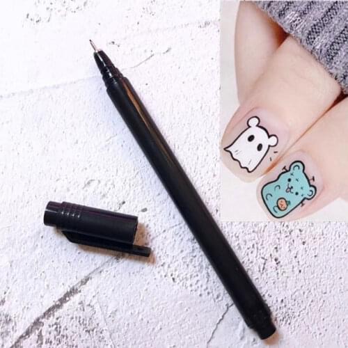 Nail Art Graffiti Pen Waterproof Drawing Painting Brush Abstract Lines Detail