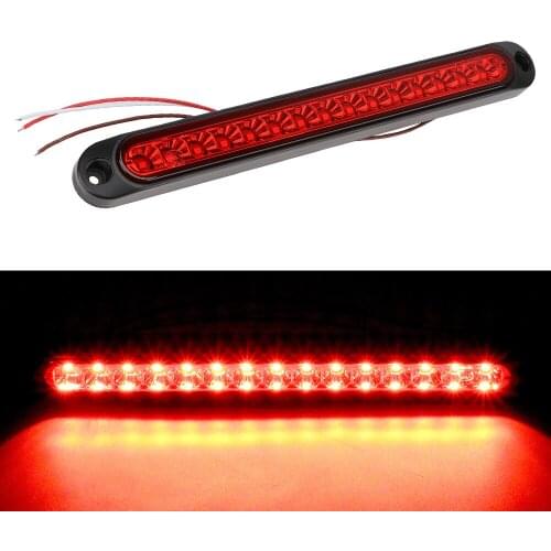 For Truck Trailer Lorry Bus Rear Brake Lamp Car Lights 15LED Light Strip Warning Tail Light Turn Signal Lamps Brake Light