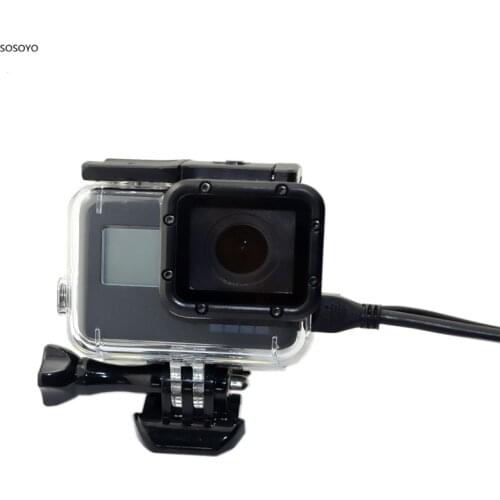 Protective Housing Case Side Open Case Cover Heat dissipation Shell For GoPro Hero 6 5 4 3+ 3 Sports action camera Accessories