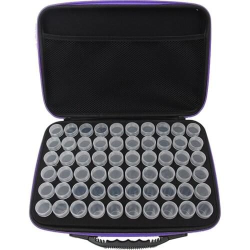 15/30/60/120 Bottles Diamond Painting Storage Box 5D Bead Embroidery Carry Case Tools Rhinestone Container Accessories Bag