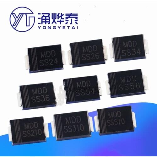 20pcs SMB DO-214AA Chip Schottky Diode SS24 SS26 SS34 SS36
