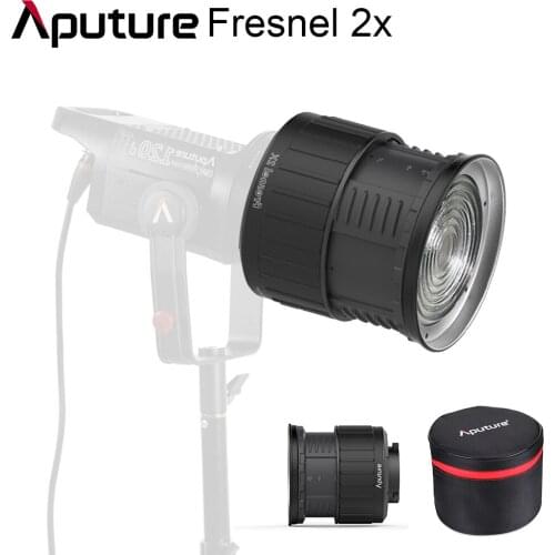 Aputure Fresnel 2X Bowen-S Mount Light A Multi-Functional Light Shaping Tool Shape Your Light Use for 120 C300D Video Light