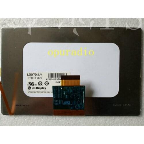 Free post 7.0 inch TFT LCD Screen LB070WV4-TD02 WVGA 800(RGB)*480 for Car GPS Navigation LCD Display Screen LCD monitors