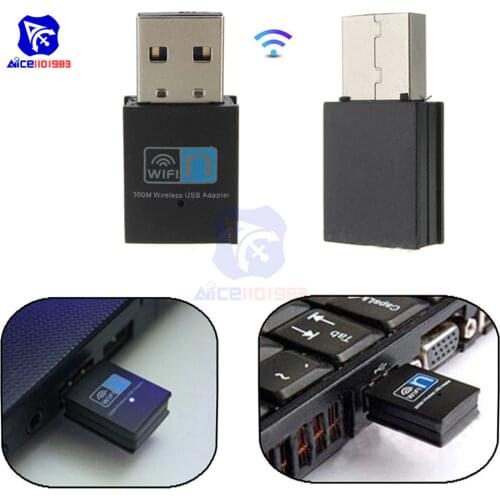 Diymore 300Mbps Mini Wireless USB WiFi WLan Adapter 802.11 b/g/n Network LAN Dongle