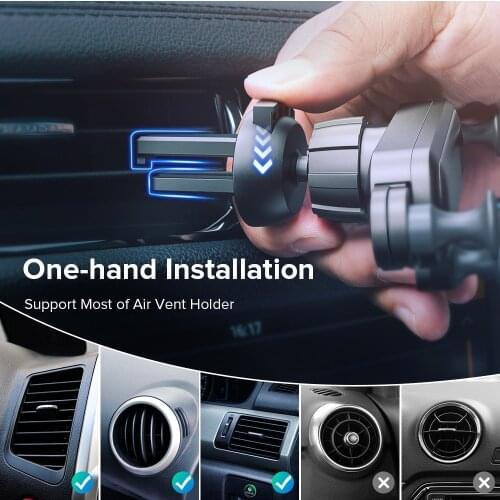 Gravity Car Holder For Phone in Car Air Vent Clip Mount No Magnetic Mobile Phone Holder GPS Stand