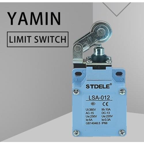 LSA-012 Metal Shell Zinc Alloy Base 380V 10A 50Hz IP66 Waterproof Reset Momentary Automatic Contrl Machine Travel Limit Switch