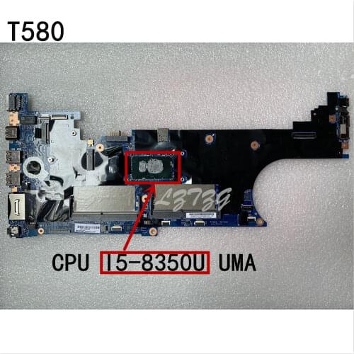 Original laptop Lenovo ThinkPad T580 motherboard main board i5-8350U UMA 01YR250