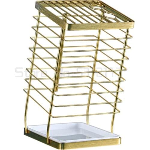 304 stainless steel tool rack storage rack kitchenware multi-function tool storage rack free punch