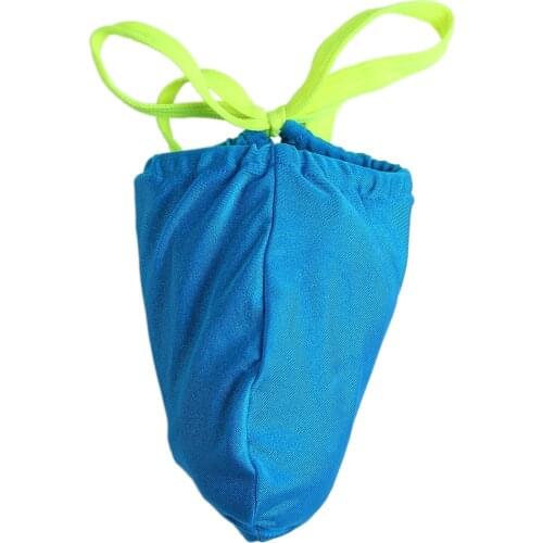 Mens Thong Underwear WJ Penis Bag Strap Adjust Male G String Backless Jockstrap Gay Underpants Pouch Case Cover Panties Erotic