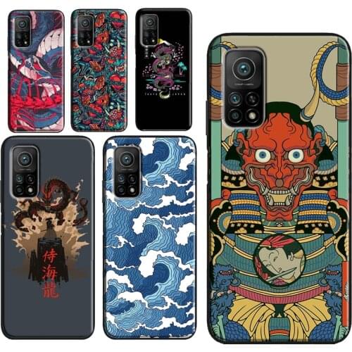 Japanese Style Art Japan For Xiaomi Mi 10T Pro Mi Note 10 Lite Mi 11 Ultra Phone Case For POCO F3 F1 F2 M3 X3 Pro