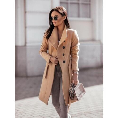 ZENGHUILIN Women's Coats With A Belt