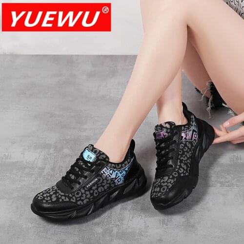 YUEWU Women’s New Fashion In Autumn Mesh Casual Sneakers Lightweight Ventilation Cellular Invisibility Insoles