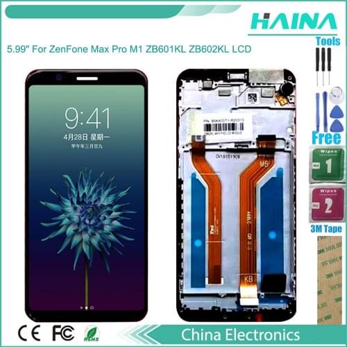 Lcd Zb601KL Phone For Asus Zonfone Max Pro M1 Zb601KL Zb602kl LCD Display Touch Screen Digitizer