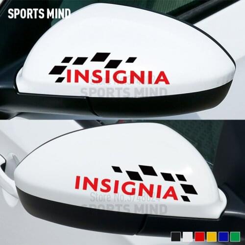 10 Pairs Vinyl Car Sticker Decal For Opel Insignia GTC OPC Vauxhall Insignia Accessories Rear view Mirror Car Styling
