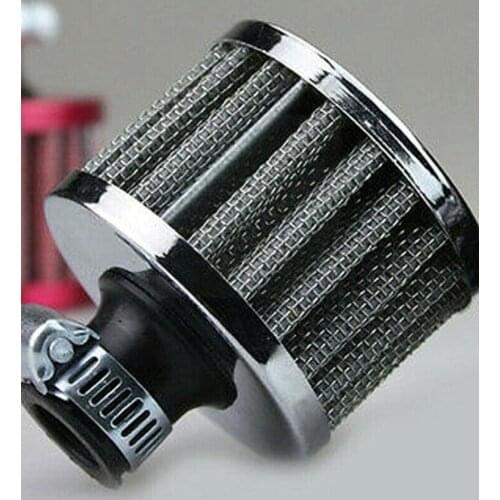 12mm Car Modification Cold Air filter Mushroom Head Vent Shape Air Turbo Filter Valve Crankcase Car Cover Breather Intake G1M7