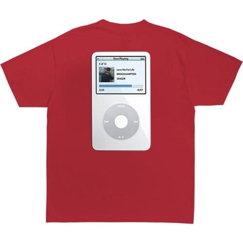 2020 Casual T-Shirt Men Women Now Playing Love Me For Life GINGER MP3 Print Funny Tshirts Brockhampton Hip Hop Cotton Tee Shirt