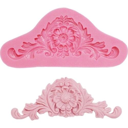3D Baroque Crown Silicone Cake Mold DIY Vintage Relief Sugarcraft Fondant Chocolate Decorating Tools Kitchen Baking Pastry Decor