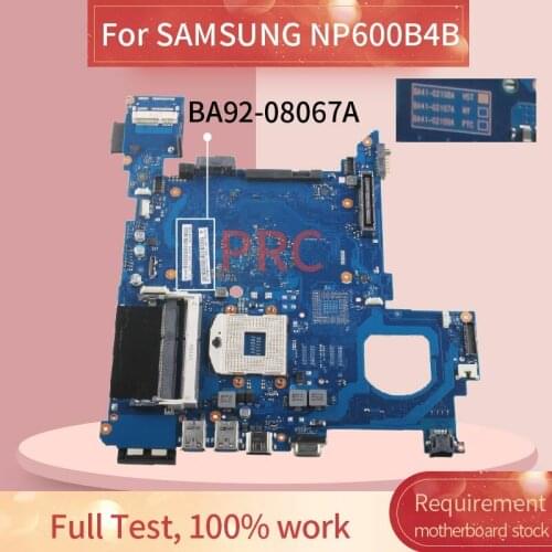 BA92-08067A Laptop motherboard For SAMSUNG NP200B4B NP400B4B NP600B4B Notebook Mainboard BA41-01612A SLJ8A DDR3