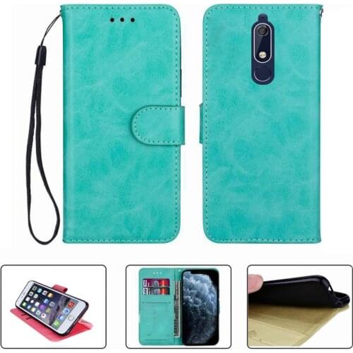 For Nokia 5.1 TA-1075 TA-1061 TA-1088 TA-1081 TA-1076 Wallet Case High Quality Flip Leather Phone Shell Protective Cover Funda