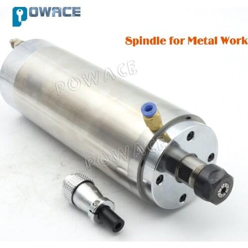 2.2kw 380v ER20 water cooling permanent power spindle motor for metal work 100mm