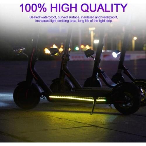Electric Scooter Durable Strip Light Scooter Foldable LED Light-Up Colorful Marquees For Xiaomi M365 Electric Scooter Accessory