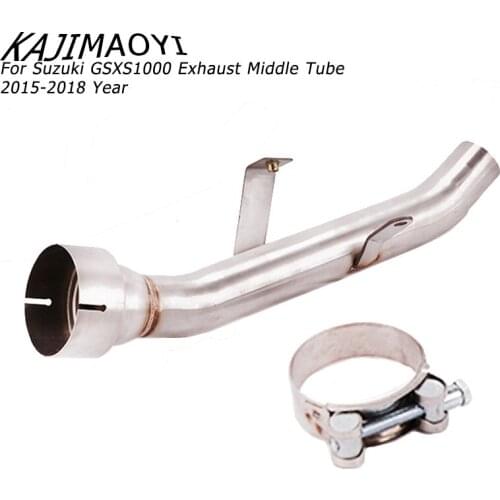 KAJIMAOYI For Suzuki GSXS1000 Escape Accessories Slip-on Motorcycle Exhaust Muffler Middle Link Pipe