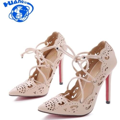 HUANQIU Women's Stiletto Heels