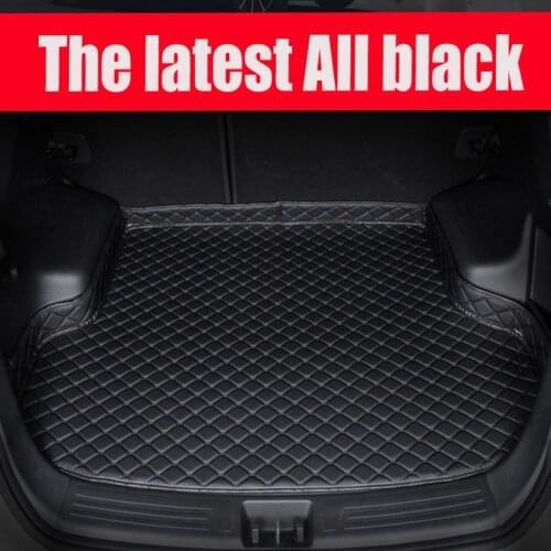 Custom made car Trunk mats for Ford Ecosport Fiesta Edge Escape Kuga Fusion Mondeo Explorer Focus 5D carpet liners