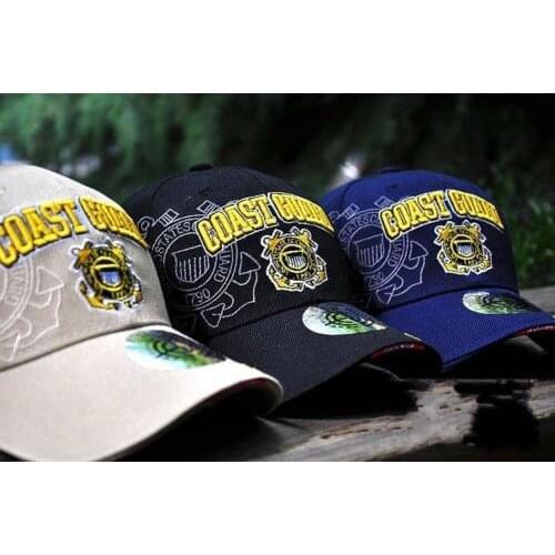 US ARMY COAST GUARD NICE MILITARY TACTICAL EMBROIDERED BASEBALL CAP HAT