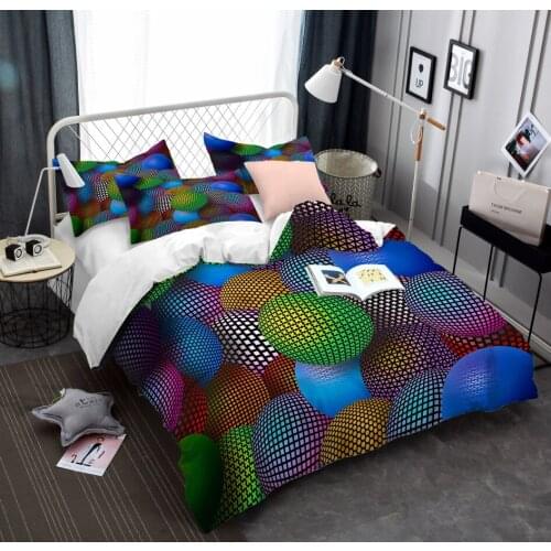Colourful Bedding Set Bedspread Single Twin Full Queen King Size Cool Design Bed Set Childrens Kid Boy Bedroom Duvetcover Set